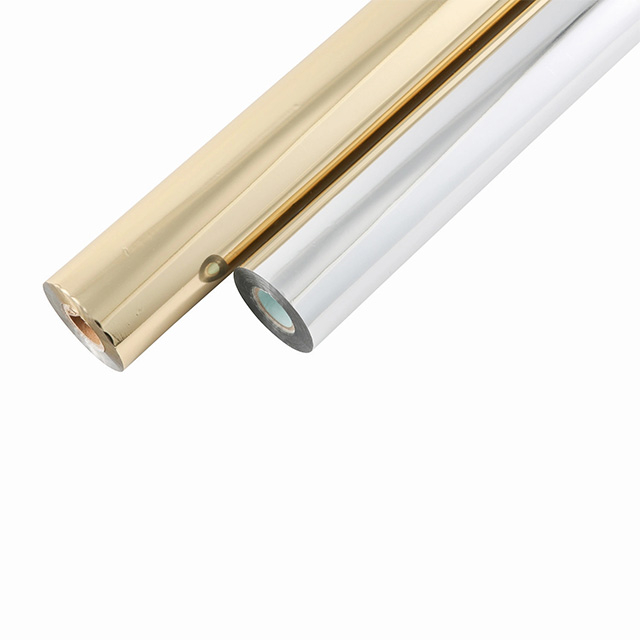 حار بيع قاعدة PET 220 رقائق ختم الذهب اللامع الساخن للورق والورق الرقائقي